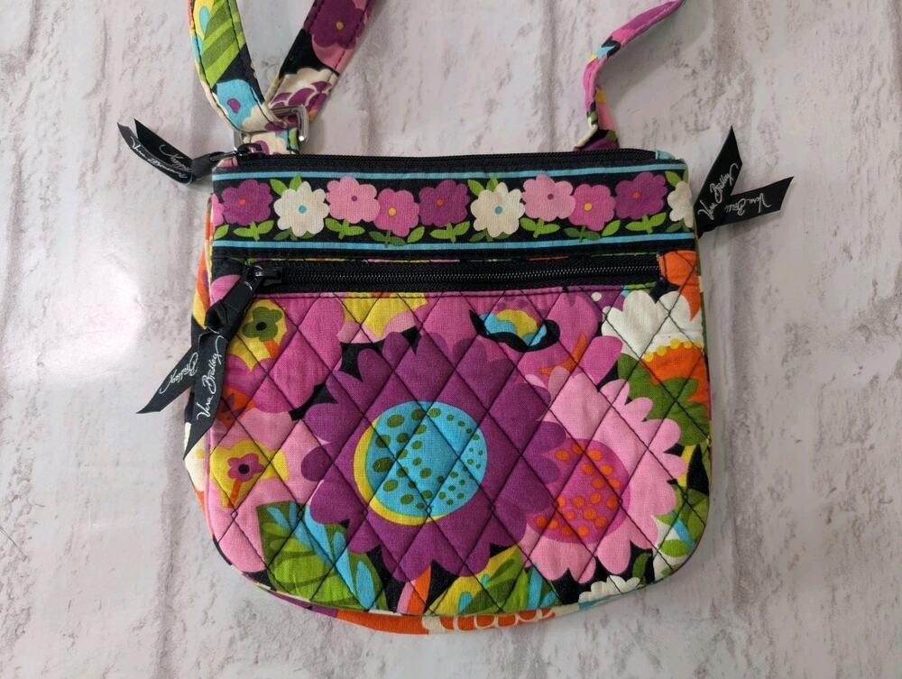 Vera Bradley Little Hipster Crossbody Bag Va Va Bloom Quilted Floral Purse Retir